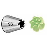 Ateco Small Swirl or Twist Pastry Tube, Stainless Steel Seamless Design, # 96