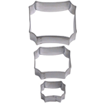 Ateco Stainless Plaque Cutters, Set of 3