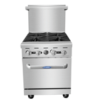 Atosa 24" Restaurant CookRite Gas Range AGR-4B - Natural Gas