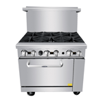 Atosa 36" Restaurant CookRite Gas Range AGR-6B-LP - LP Gas