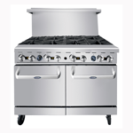 Atosa 48" Restaurant CookRite Gas Range AGR-8B-LP - LP Gas