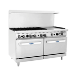 Atosa 60" Restaurant CookRite Gas Range AGR-6B24GR-NG - Natural Gas