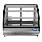 Atosa CRDC-35 Refrigerated Countertop Display Case, 3.5 cu.ft. - 27-3/5"W x 22-1/10"D x 26-2/5"H