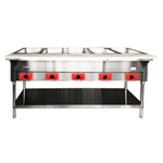 Atosa Hot Food Electric Serving Counter, Steam Table CSTEB-5C - 5 Wells