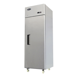 Atosa MBF8004GR Reach-In Top Mount Refrigerator 28-7/8"W x 33-1/4"D x 82-7/8"H with Locking Solid Door