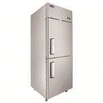 Atosa MBF8007GR Top Mount Self Contained Freezer 28-3/4"W x 31-1/2"D x 81-1/4"H w/2 Locking Solid Half Doors - Right Hinged