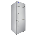 Atosa MBF8010GRL Top Mount Self Contained Refrigerator 28-3/4"W x 31-1/2"D x 81-1/4"H w/2 Locking Solid Half Doors - Left Hinged