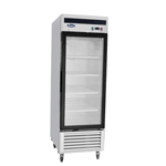 Atosa MCF8701GR Bottom Mount Freezer Merchandiser 26.97"W x 31.5"D x 84.06"H w/Self-Closing Glass Door w/Lock