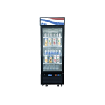 Atosa MCF8722GR Bottom Mount Refrigerator Merchandiser 27"W x 31-1/2"D x 81-1/4"H with Self-Closing Glass Door with Lock