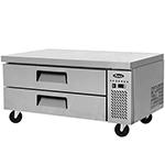Atosa MGF8450GR Side Mount Refrigerated Chef Base 48-13/32"W X 32-1/16"D X 26-19/32"H - 7.7 Cu. Ft.