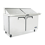 Atosa MSF8307GR Mega-Top Two Door Sandwich Prep Table 60-1/4"W, 17.2 Cu. Ft.