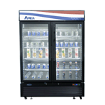 Atosa Two Section Refrigerator Merchandiser MCF8733GR, 39-2/5"W, 28.5 cu. ft.