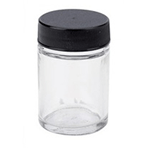 Badger Air Brush Co. (50-0052) 3/4 Oz. Glass Jar & Cover