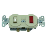 Bally OEM # 017256, Switch with Signal Light; Red; 125V
