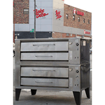 Bari Double Stack Gas 6 Pie Pizza Oven 6-48, Good Condition