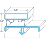 Beverage Air OEM # 703-677C, Magnetic Door Gasket - 18 1/4