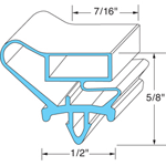 Beverage Air OEM # 712-013C-04 / 712013C04, Magnetic Door Gasket - 23 15/16