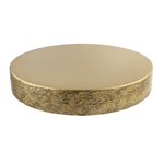 Bez Innovations Antiqued Gold Leaf Styrofoam Cake Stand, 18"