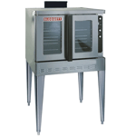 Blodgett DFG-100-ES Premium Series Natural Gas Single Deck Full Size Convection Oven with Draft Diverter - 45,000 BTU