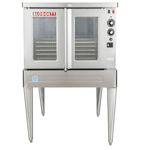 Blodgett SHO100ESGL240/1 Single Deck Full Size Electric Convection Oven with Legs - 220/240V, 11 kW, 1 Phase