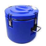 Vollum Blue Insulated Container with Stainless Steel Interior, 15 Liter