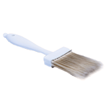 BraunBrush 2" Soft White Boar's Hair Croissant Brush, 2" Wide