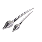 Bron Coucke Jean Daudignac All Stainless DecoSpoon, 2-Piece Set