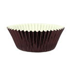Brown Foil Cupcake Liners, 2" Dia. x 1 1/4" High, Pack of 500