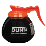 Bunn 42401.0024 64 oz. Glass Coffee Decanter Decaf orange