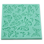 O'Creme Silicone Fondant Mold, Butterflies 