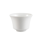 CAC China Citysquare Bright White Round Porcelain Cup 4 Oz. - Case of 48