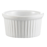 CAC RKF Festiware Super White China Fluted Ramekin