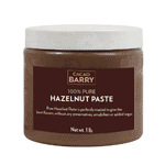 Cacao Barry 100% Roasted Hazelnut Paste, 1 lb