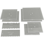 CakeSafe Square Acrylic Disc Basic Kit, .5