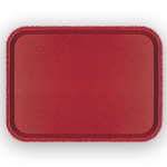 Cambro 1216FF Fast Food Tray 11-7/8" x 16-1/8" - Cranberry