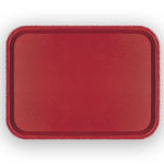 Cambro 1418FF Fast Food Tray 14" x 18" - Cranberry