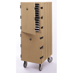 Cambro 1826DTC157 Camcart for Trays and Sheet Pans - Coffee Beige