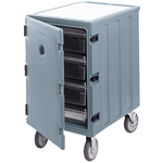 Cambro 1826LBCSP401 Camcart for Food Storage Boxes, Single Compartment; with Security Package - Slate Blue