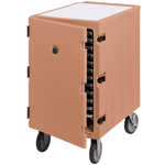 Cambro 1826LTC157 Camcart for Trays and Sheet Pans, Single Compartment, 1" Tray Clearance - Coffee Beige