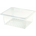 Cambro 23CLRCW135 Clear Camwear Colander for Half Size Food Pans - Pack of 6