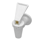 Cambro 46017 White Replaecment Faucet for DSPR6 Model