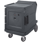 Cambro CMBH1826LF191 Camtherm Electric Cabinet, Low Profile, Fahrenheit, HOT ONLY - Granite Gray