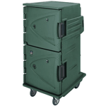 Cambro CMBH1826TBC192 Granite Green Camtherm Electric Cabinet, Tall Profile, 10" Rear Casters, Celsius, HOT ONLY
