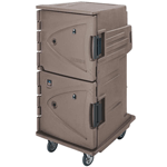 Cambro CMBH1826TBC194 Granite Sand Camtherm Electric Cabinet, Tall Profile, 10" Rear Casters, Celsius, HOT ONLY