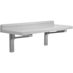 Cambro CSWS1436SK480 Camshelving Wall Shelf, 36" x 14" Gray