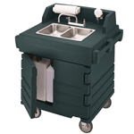 Cambro KSC402519 Camkiosk Hand-Sink Cart - Green