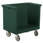 Cambro TDC2029192 Tray & Dish Cart: CART ONLY - Granite Green