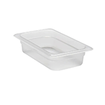 Cambro Translucent Fourth Size Food Pan x 2-12 Deep
