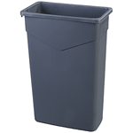 Carlisle 34202323 TrimLine Waste Container 23 gal - Gray
