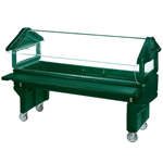 Carlisle 6608-Fn Six Star Youth Bar w/ Legs Only. 6 ft - Forest Green
